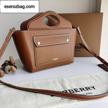 Load image into Gallery viewer, Mini Leather Soft Pocket Tote
