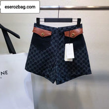 Load image into Gallery viewer, Eco Washed Organic Denim Shorts
