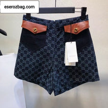 Load image into Gallery viewer, Eco Washed Organic Denim Shorts
