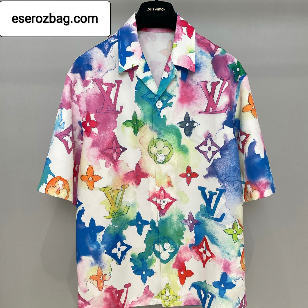 Multicolor Watercolor Shirt