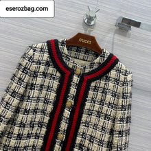 Load image into Gallery viewer, Square G Check Tweed Jacket

