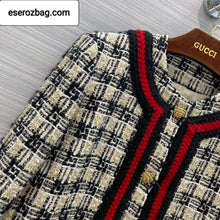 Load image into Gallery viewer, Square G Check Tweed Jacket

