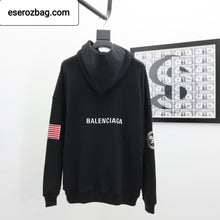 Load image into Gallery viewer, Space Boxy Hoodie in Black
