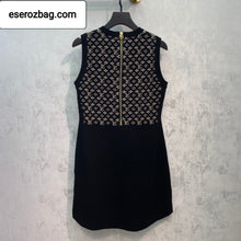 Load image into Gallery viewer, Monogram Knit A-Line Mini Dress

