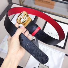 Load image into Gallery viewer, Reversible Leather Belt With GG Buckle
